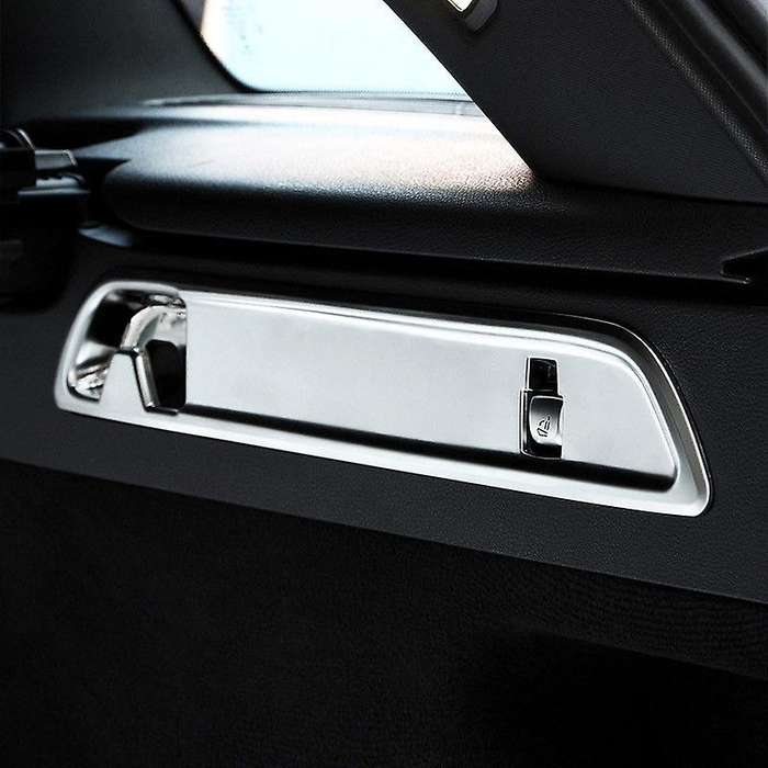 2Pcs/Set ABS Chrome Car Trunk Hook Decorative Cover Trim for GLC Class X253 200 260 300 Car Accessor