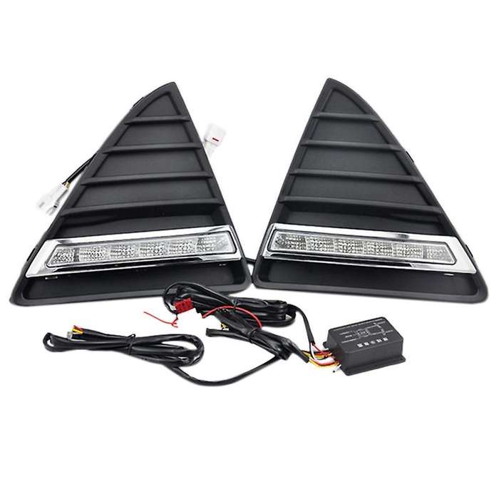 2Pcs/Set Auto Led Drl Daylight Car Daytime Running Lights Set with Fog Lamp for Focus 3 2012 2013 20