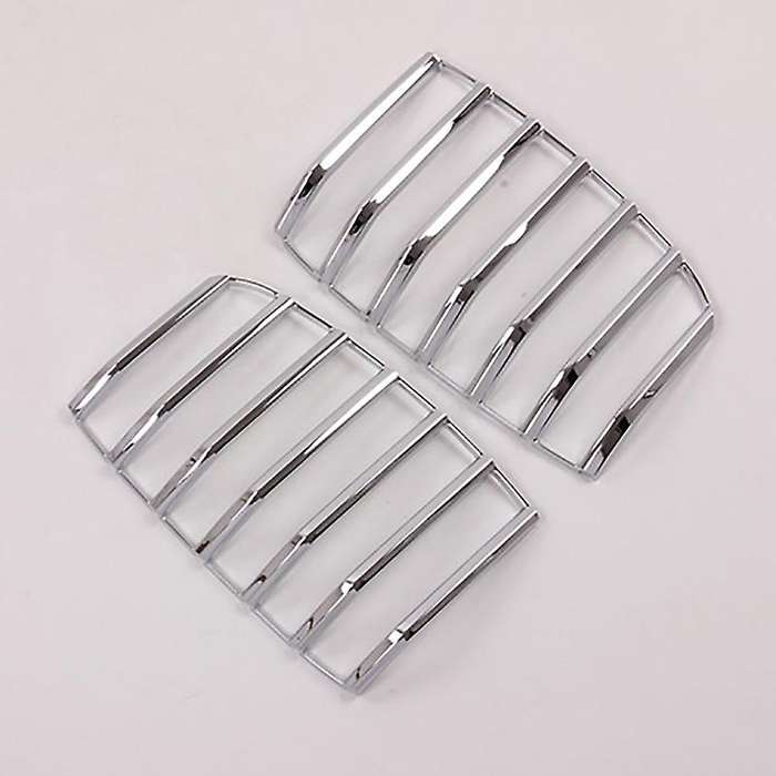 2PCS/Set ABS Chrome Car Front Kidney Grill Grille Decorative Cover Trim for 1 Series 2017-2019