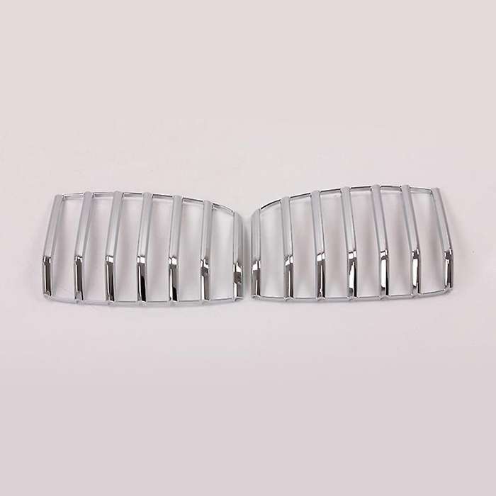 2PCS/Set ABS Chrome Car Front Kidney Grill Grille Decorative Cover Trim for 1 Series 2017-2019