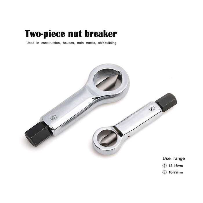 2-piece Wrench Set Nut Breaker Nut Breaker Nut Breaker Nut Breaker Sliding Tooth Nut Splitting Sepa