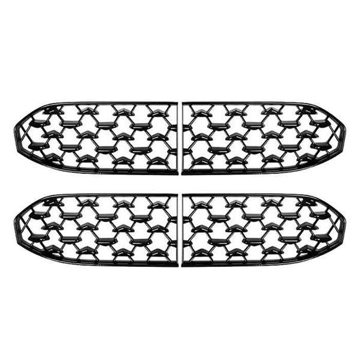 2set Car Front Lower Grille Bumper Grille Cover Decoration for -30 2020-2021