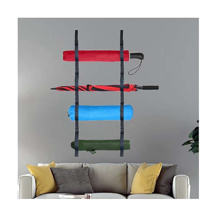 2set Storage for Garage,hanging Organizer Storage Rack Adjustable Garage Storage Strap Holder
