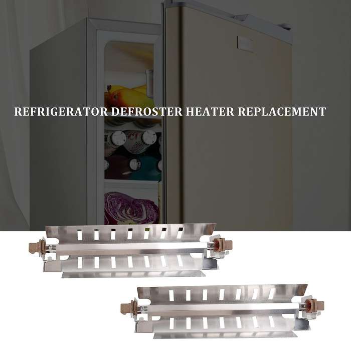 2Sets for WR51X10055 Refrigerator Defrost Heater for WR55X10025 Temperature Sensor for WR50X10068 De