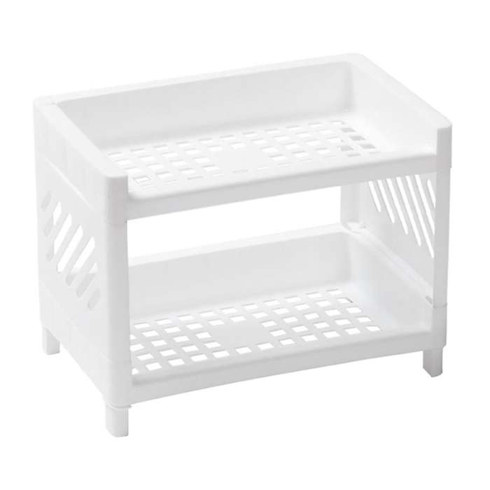 2Tier Cosmetic Storage Holders Multifunction Organizer Rack Bathroom Shelf Oragnizer Desktop Sundrie
