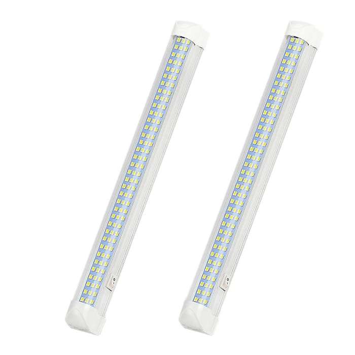2X 108 LED Interior Light Bar ON/OFF Switch 12V Strip Light Van Bus Caravan