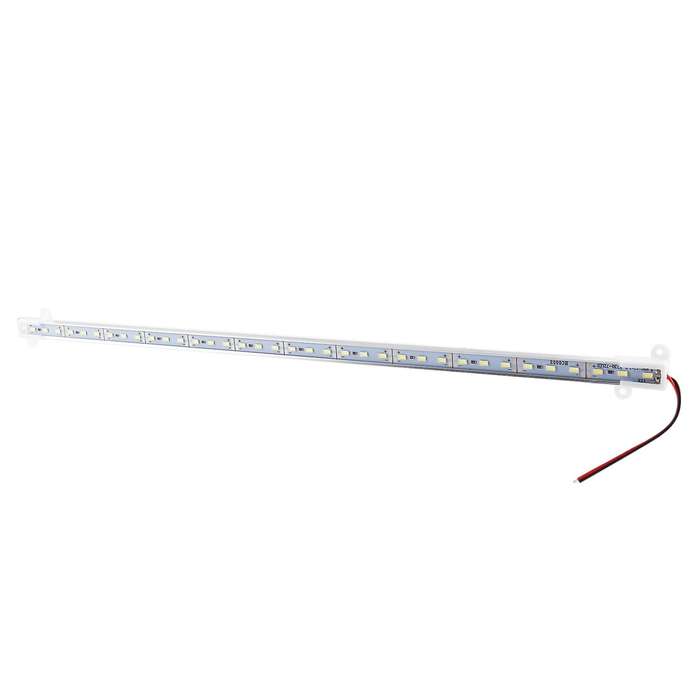 2x 50CM 12V 36LED 5630 SMD Hard Strip Light Aluminum Shell White