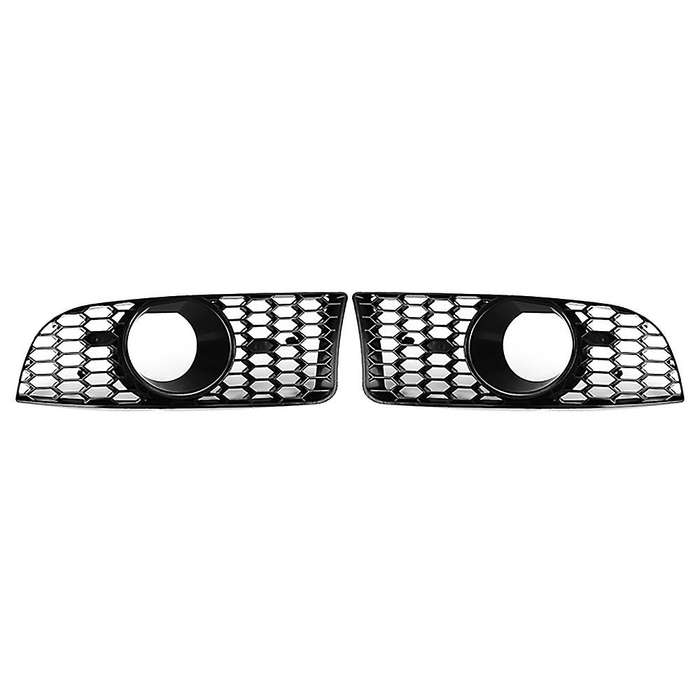 2x Car Front Grille Grill Lower Bumper Fog Light Cover for E90 E91 E92 E93 2004-2012 Style A