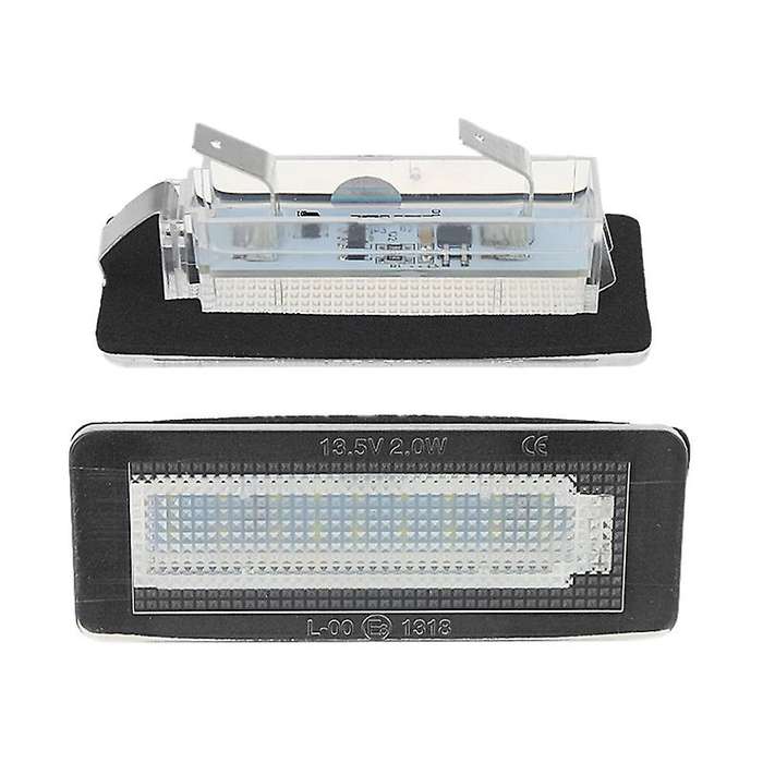 2X Car Led License Plate License Plate Light for - Smart Fortwo W450 W451 W453