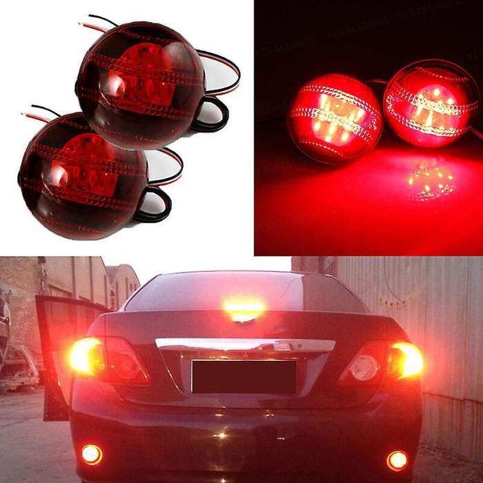 2X Car LED Rear Bumper Lamp Reflector Tail Brake Light for 2007-2010