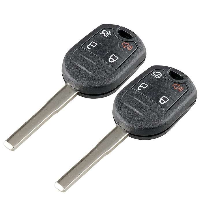2X Car Smart Remote Key 4 Button 315Mhz Fit for Edge Taurus Focus Expedition 2013 2014 2015 2016 CWT