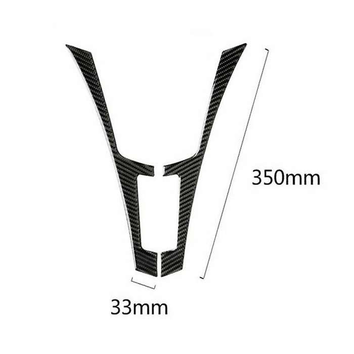 2X Carbon Fiber Interior Console Panel Trim Cover for Q50 Q60 2014-2019