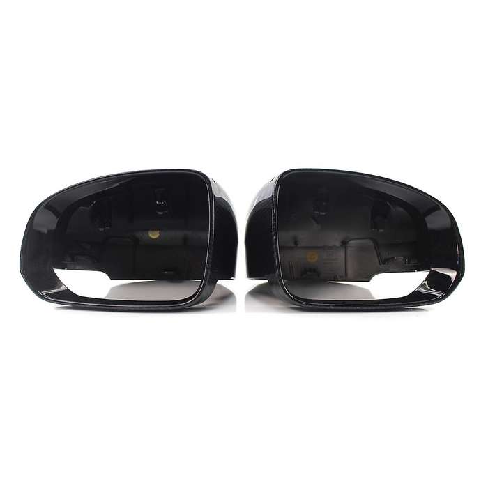 2X Carbon Fiber Side Door Mirror Cover Trim for XC60 2018-2020 Rear View Mirror Cover Cap