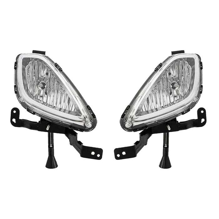 2X Clear Front Bumper Fog Light with 881 Bulbs for 2011 2012 2013
