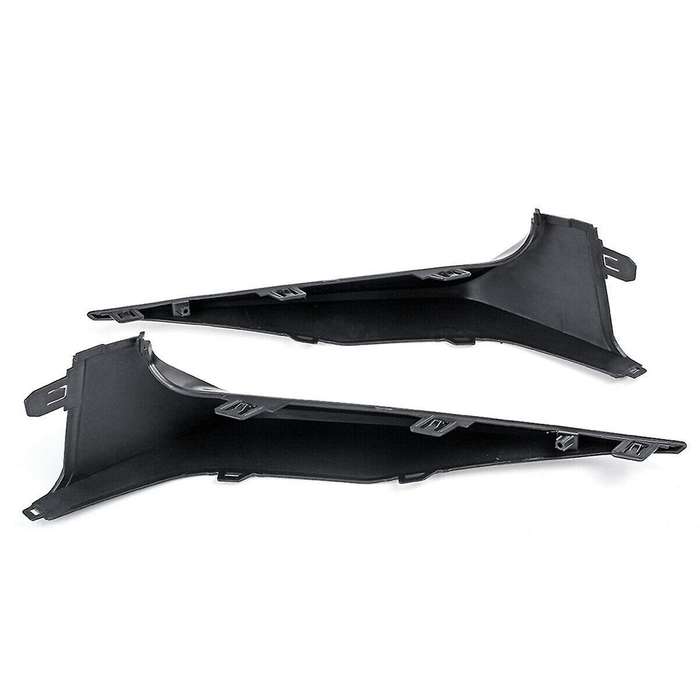 2x Front Bumper Splitter Lip Grille Lower Trim Molding Diffuser Cover Trim for 2.0l 2020-2021