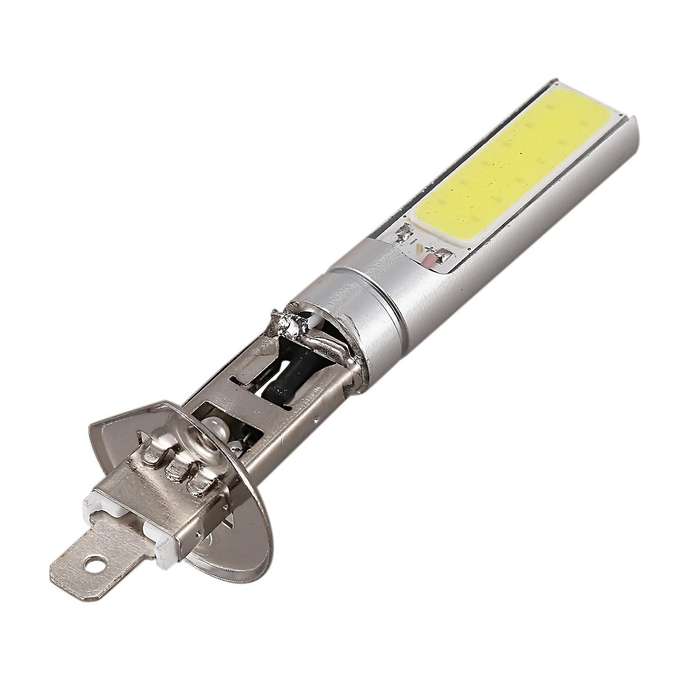 2X H1 Xenon White 6000K 7.5W COB LED SMD DRL Driving Fog Beam Head Light Bulb