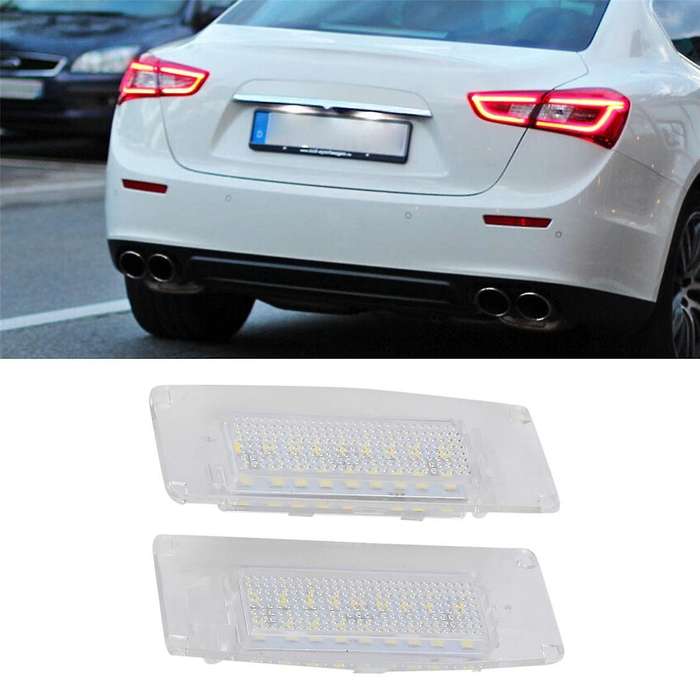 2x LED License Plate Light Tag Lamp for III M157 2014-2020 673001401