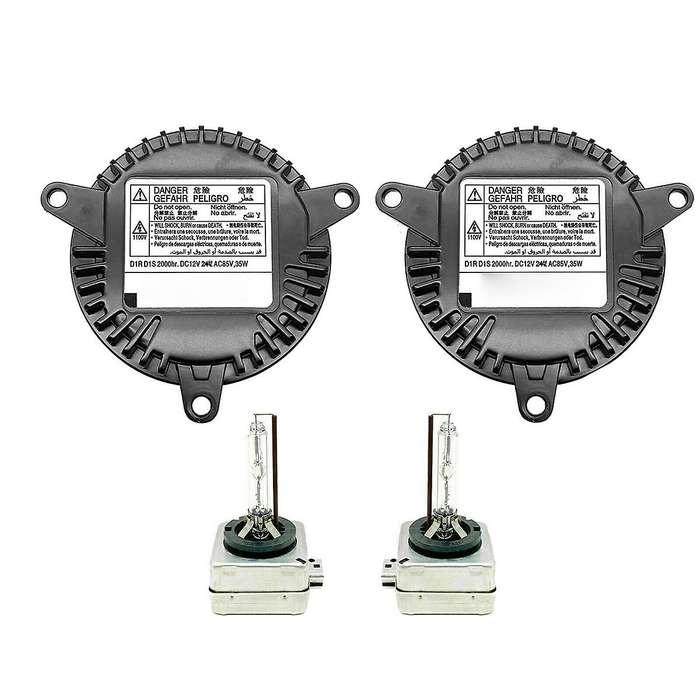 2X New for 10-15 Durango Ballast HID Headlight Control Unit Module & D1S Bulb Kit