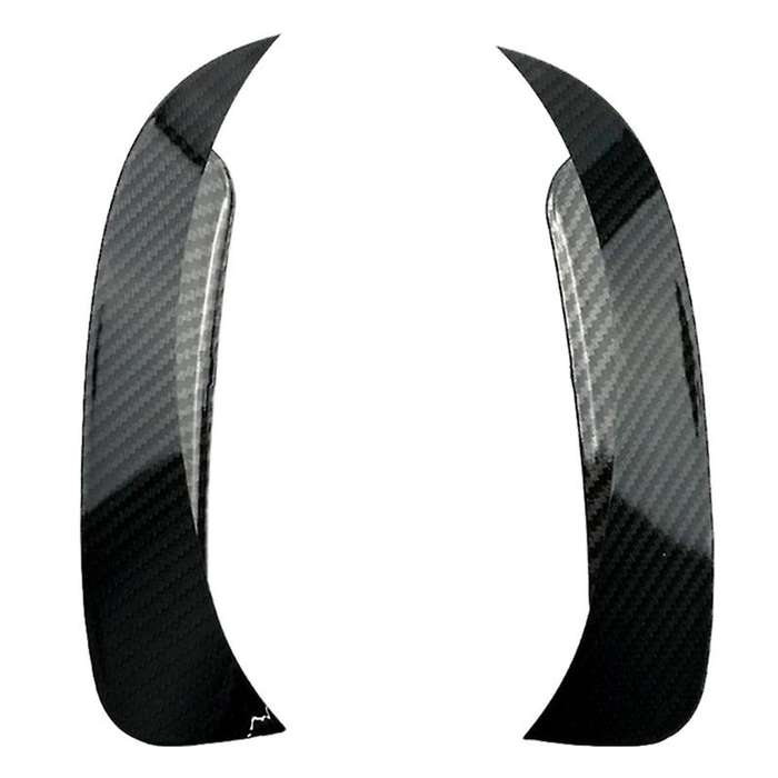 2X Rear Bumper Vent Cover Flaps Splitter Trim Carbon Fiber Style for - GLA 200 250 X156 GLA45 2013-2