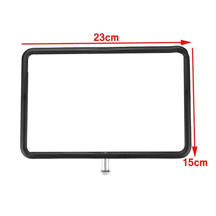 2X Retro Car Side Rear View Mirrors Car Door Wing Rearview Mirror for 70 75 78 Ute Silver