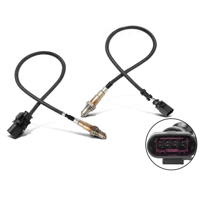 2x Upstream & Downstream O2 Oxygen Sensor for A4 2009-2016 Q5 A5 A6 250-24672 250-25040