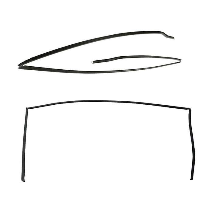 2X Windshield Upper Moulding Trim Seal 51318159785 / 51318159784 for E39 5-Series 525I 528I 530I 540