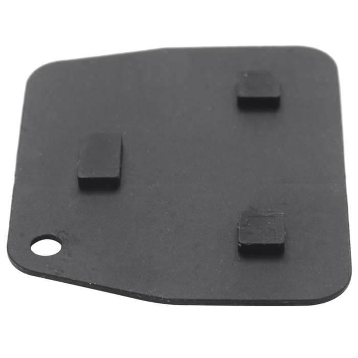 3 Buttons Remote Key Repair Kit Case Fob Button Pad Rubber for Avensis