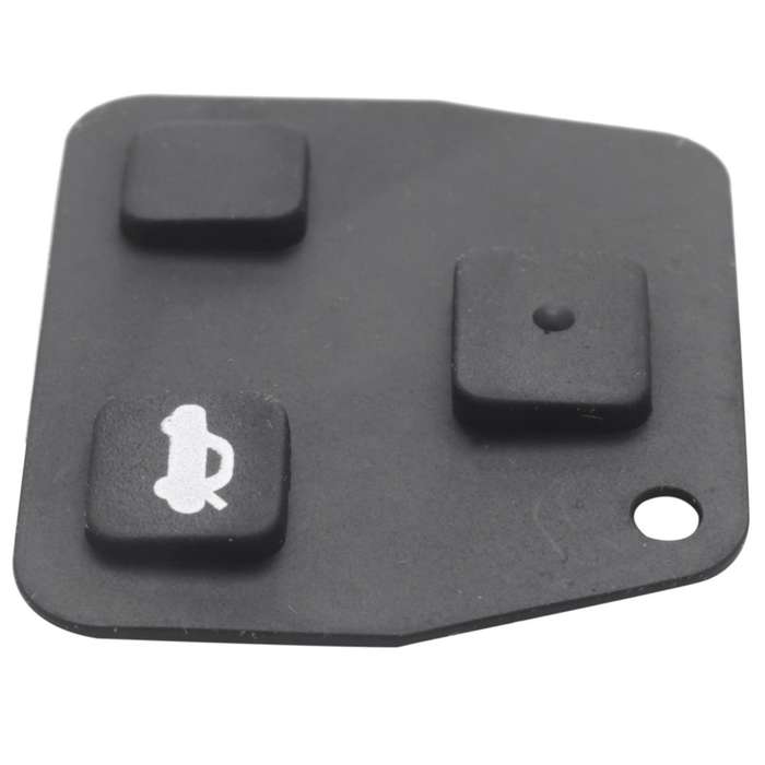 3 Buttons Remote Key Repair Kit Case Fob Button Pad Rubber for Avensis