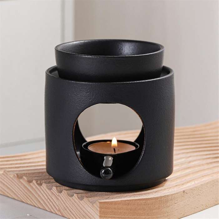 3 in 1 Tranquilize Essential Oil Furnace 100ml Home Fragrance Stove Candle Heating Censer Ceramics I