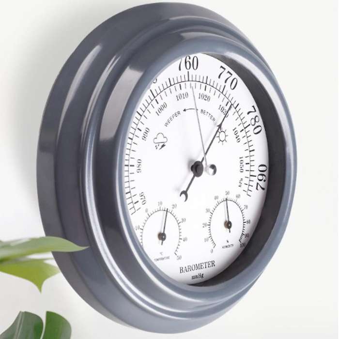 3 in 1 Thermometer Hygrometer Barometer Wall Hanging Weather Station Digital Indoor Atmospheric Pres