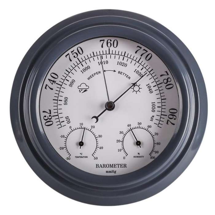 3 in 1 Thermometer Hygrometer Barometer Wall Hanging Weather Station Digital Indoor Atmospheric Pres