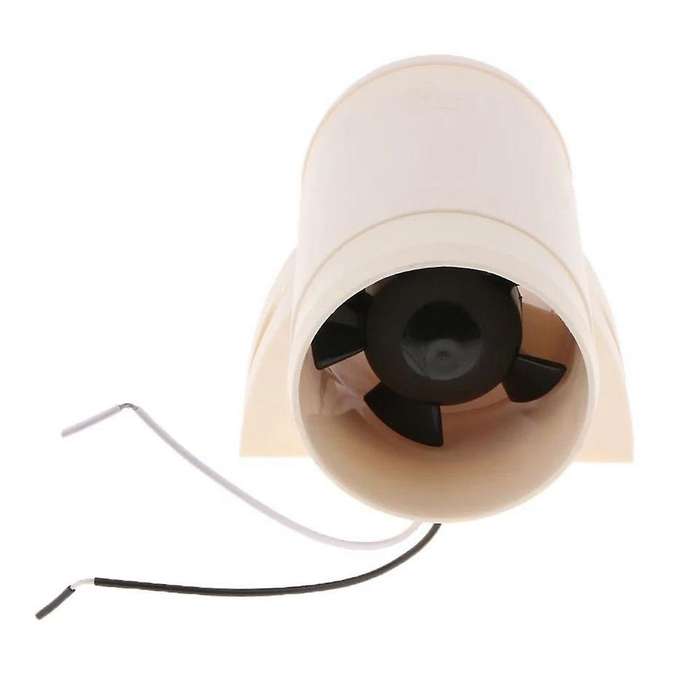 3 inch Inline Air Blower Boat Bilge Engine Galley Marine Ventilation Fan 12V 145CFM Plastic for Mari
