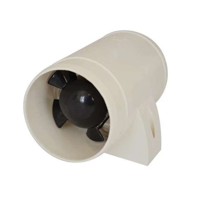 3 inch Inline Air Blower Boat Bilge Engine Galley Marine Ventilation Fan 12V 145CFM Plastic for Mari