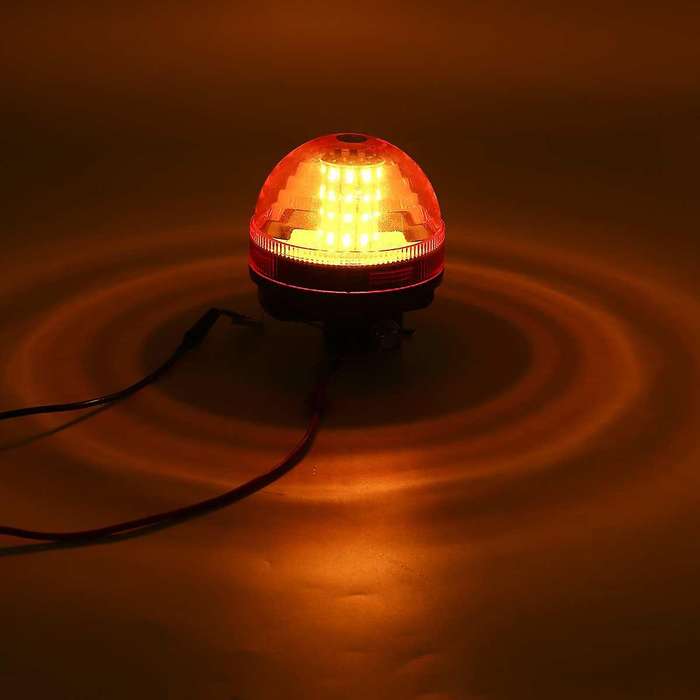 3 Modes 12V-24V 40 LED Car Rotating Flashing Beacon Light Flexible Warning Light Emergency Lamps Tra