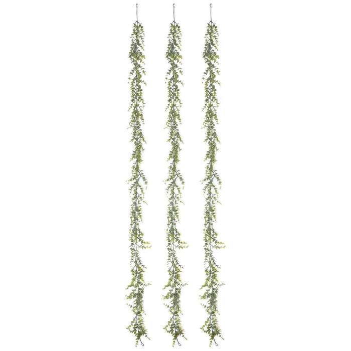 3 Pack Artificial Garland, Artificial Vines Faux Eucalyptus Greenery Garland Wedding Backdrop Arch