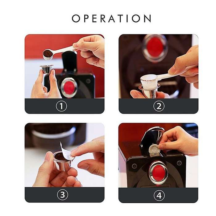 3 Pack Capsules Capsules with 100 Foil Lids- Compatible Nespresso Machines