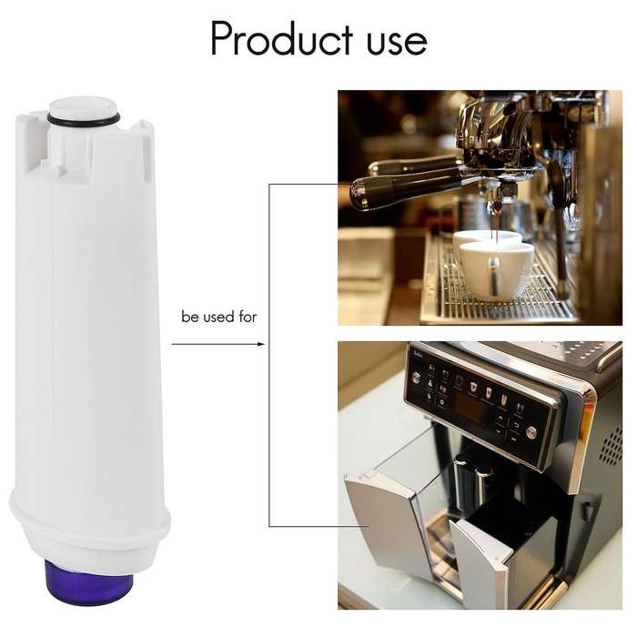3 Packs Coffee Machine Water Filter for DLSC002 Replacement Filter Cartridge with Activated Carbon