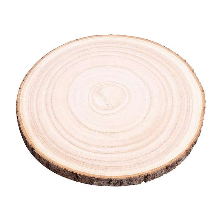 3 Pcs 10-12 Inch Wood Slices for Centerpieces, Wood Rounds for Wedding Centerpiece, Diy Projects, P