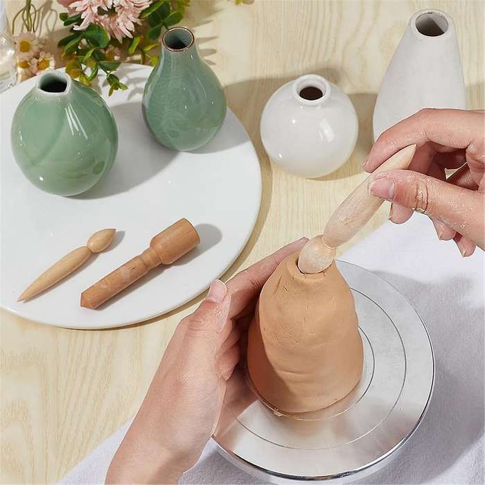 3 Pcs 3 Styles Double Ended Pottery Spout Maker, Pottery Molds Set for Clay Spout Shaping, Trimming,