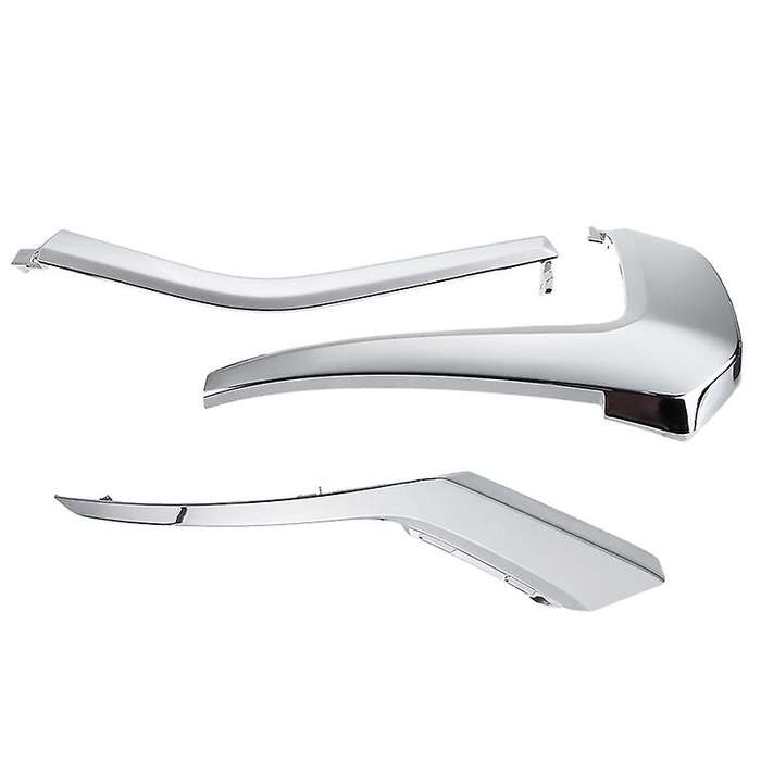 3 Pcs Car Right Front Bumper Splitter Lip Body Kit Spoiler Diffuser Lip Chin Bumper for 2016-2019