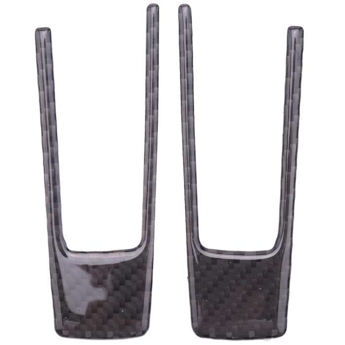 3 PCS Car Carbon Steering Wheel Key Frame Sticker, Car Interior Modification Parts for 2009-2013