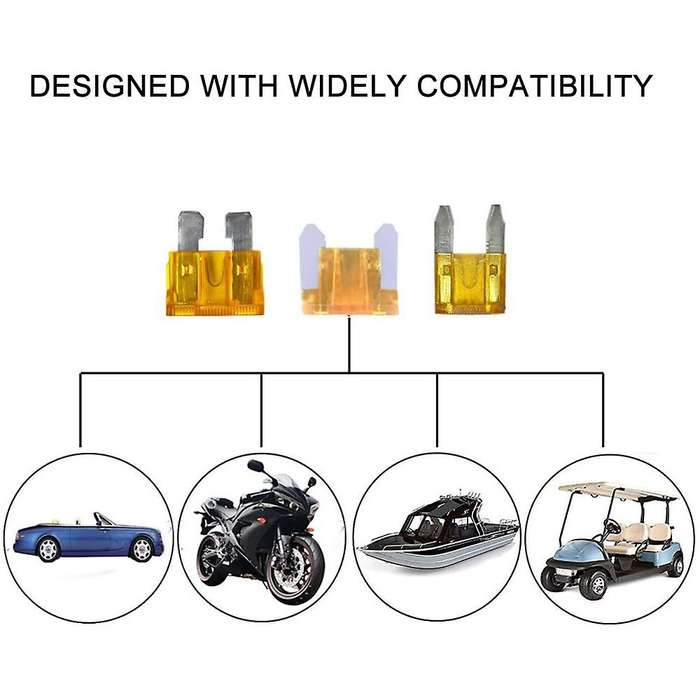 3 Types Add-A-Circuit Adapter & Fuse Kit - Fuse Tap Fuse Holder with Fuse for Trucks Boats