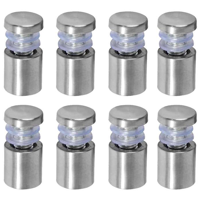 3/4 Dia X 1Inch(19x25mm) Standoff Screws Wall Mount Sign Holders Acrylic Glass Nails 8PCS