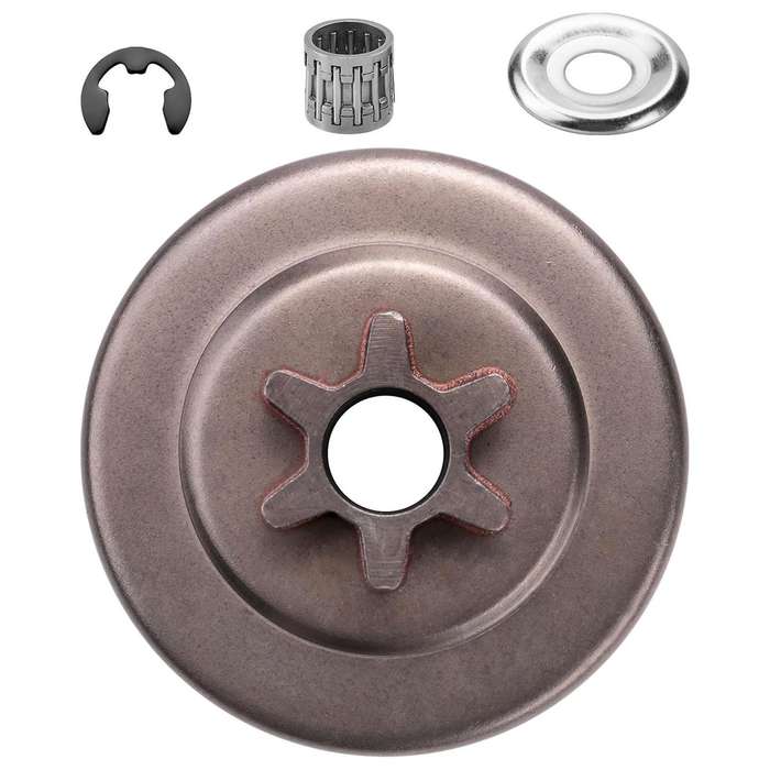 3/8 6T Clutch Drum Sprocket Washer E- Kit for Chainsaw 017 018 021 023 025 Ms170 Ms180 Ms210 Ms230