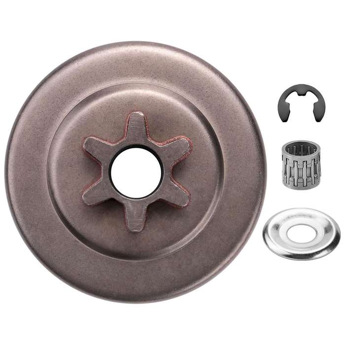 3/8 6T Clutch Drum Sprocket Washer E- Kit for Chainsaw 017 018 021 023 025 Ms170 Ms180 Ms210 Ms230