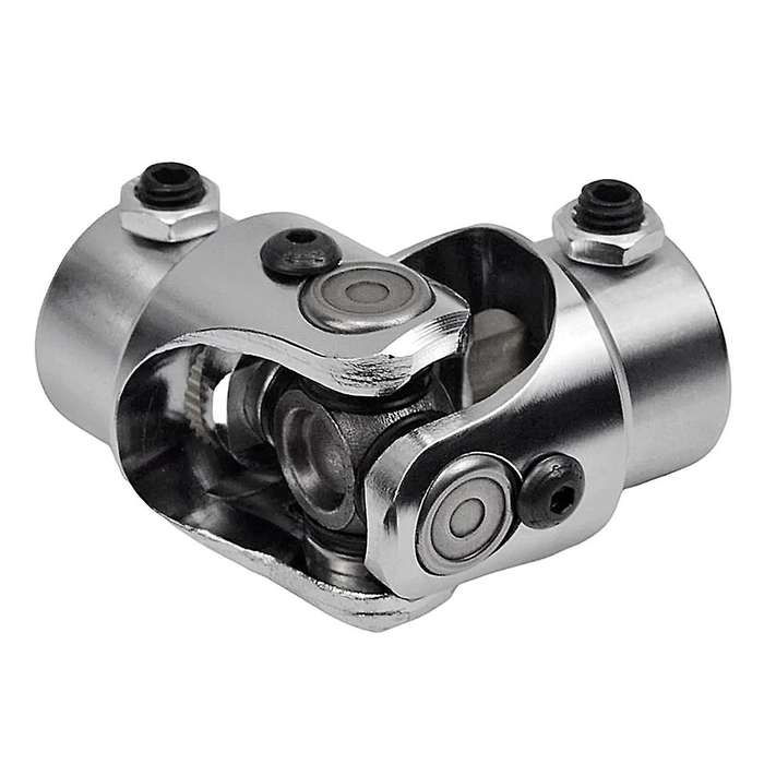 3/4IN 36 Spline X 3/4IN DD Steering Universal Joint Chrome Single U Joint Shaft / U Joint Coupler /