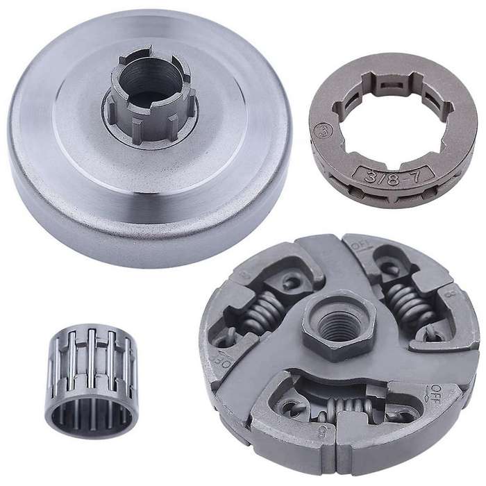 3/8-7t Clutch Drum Rim Sprocket Bearing Kit for 3120 394xp 395xp 3120xp Jonsered 2094 2095 Chainsaw