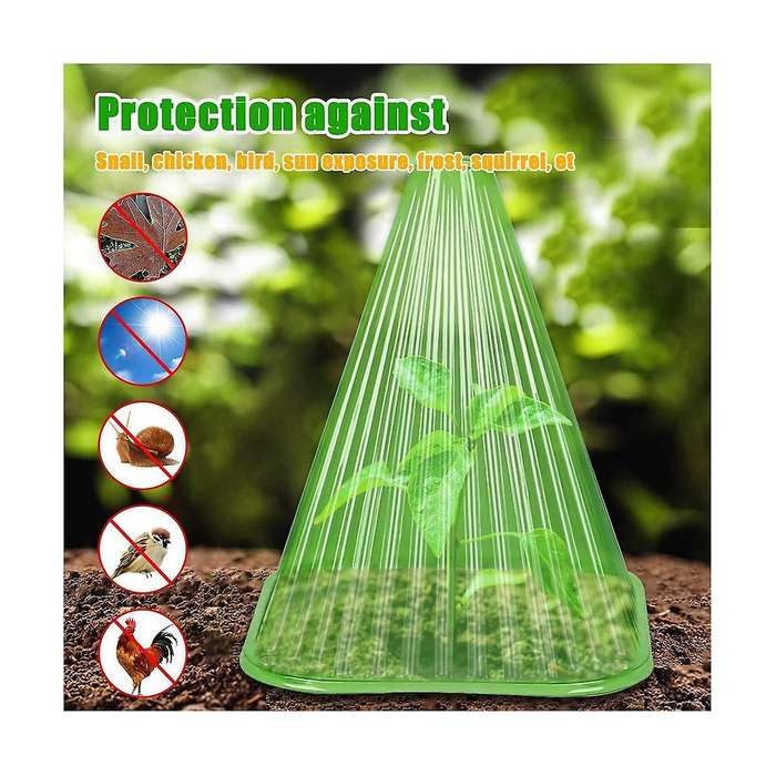30 Pcs Garden Cloches for Plants, Reusable Bell Plant Cover, Plant Covers Protectors From Animals S