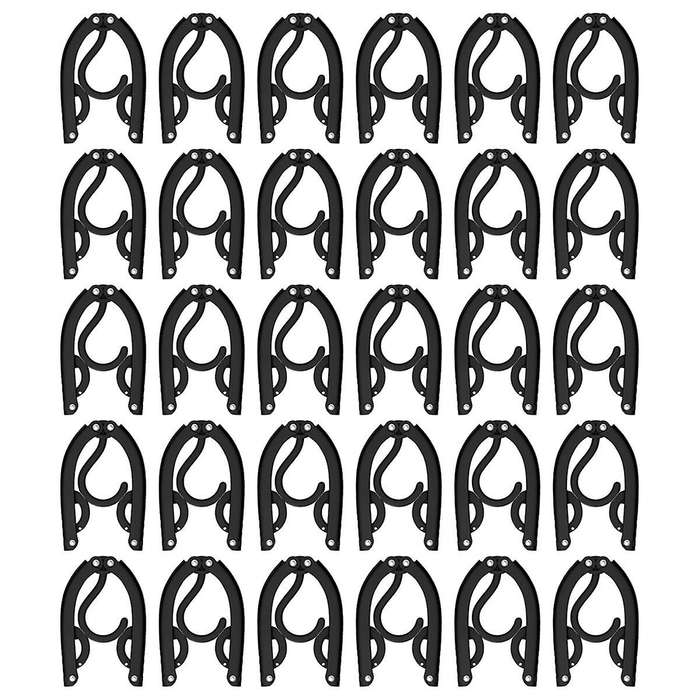 30 Pcs Travel Hangers Portable Foldable Travel Hanger Organizer, Accessories Essentials for Travelin