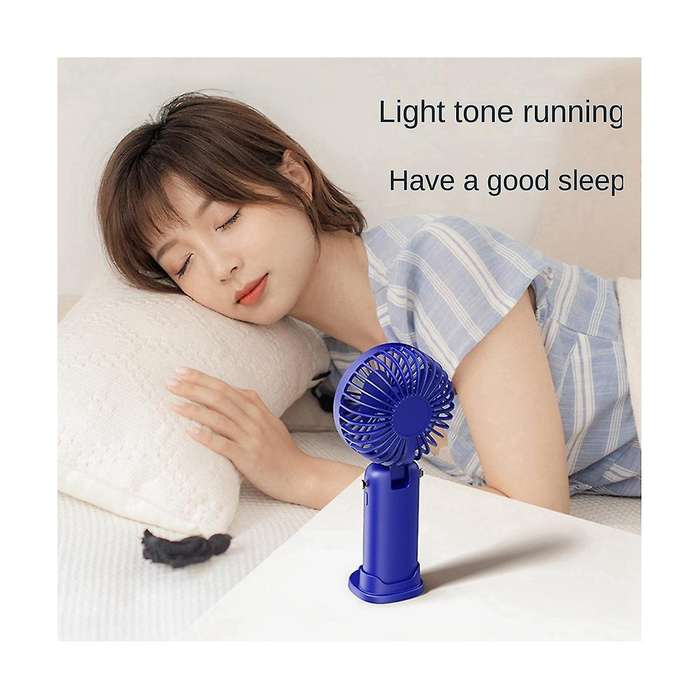 3000MAh Summer Handheld Fan Portable Folding Fan USB Charging High Wind Power Fan with LED Screen fo